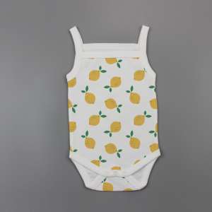 Little Lemons Strapy Bodysuit-imababywear