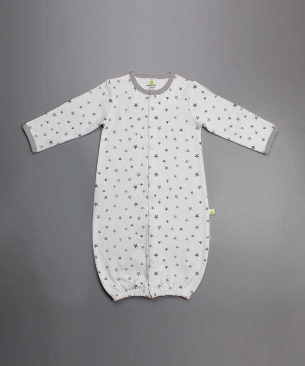 Little Stars Convertible Sleepsuit-imababywear