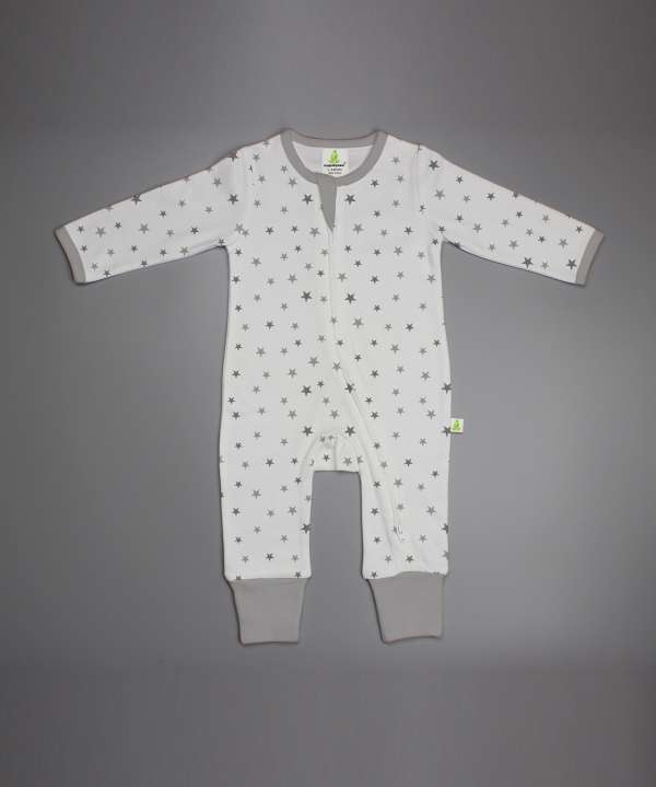 Little Stars Long Sleeve Zipsuit-imababywear