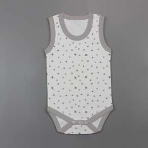 Little Stars Sleeveless Bodysuit-imababywear