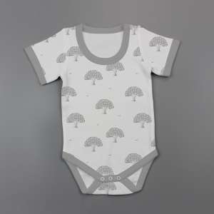 Magic Tree Half Sleeve Bodysuit-imababywear