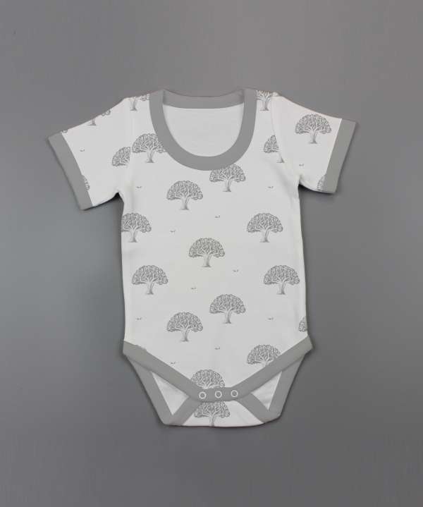 Magic Tree Half Sleeve Bodysuit-imababywear