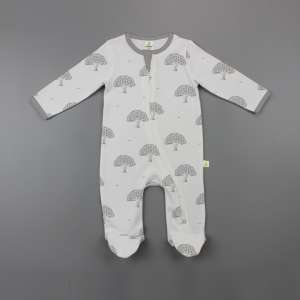 Magic Tree Long Sleeve Zipsuit with Feet-imababywear