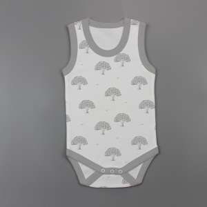 Magic Tree Sleeveless Bodysuit-imababywear