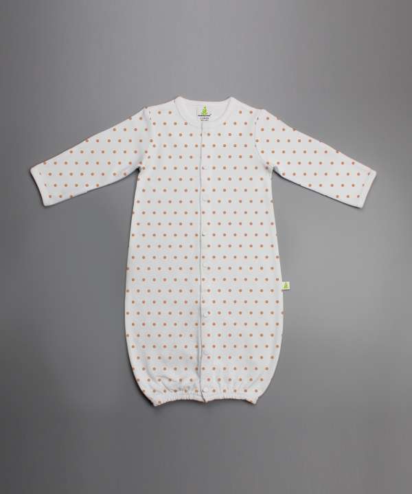 Polka Dots Convertible Sleepsuit-imababywear