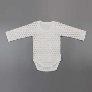 Polka Dots Full Sleeve Bodysuit-imababywear