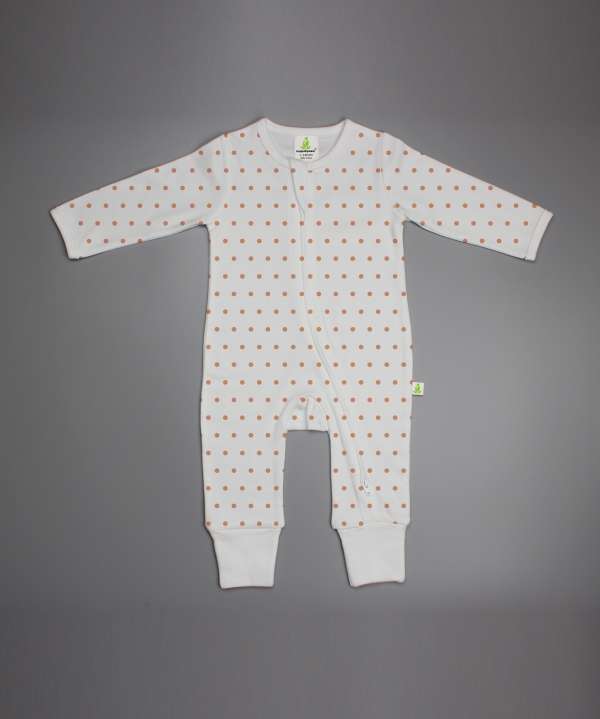 Polka Dots Longsleeve Zipsuit-imababywear