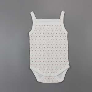 Polka Dots Strapy Bodysuit-imababywear