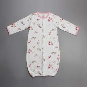 Red Bloom Convertible Sleepsuit-imababywear