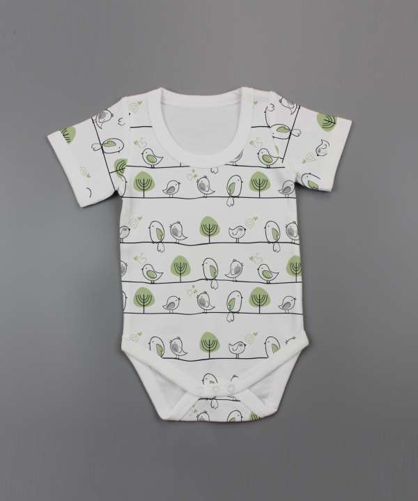 Tiny Tweets Half Sleeve Bodysuit-imababywear