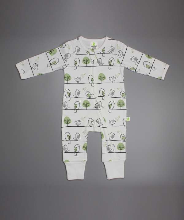 Tiny Tweets Long Sleeve Zipsuit-imababywear