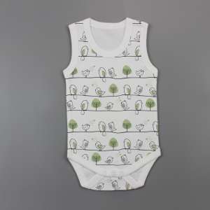 Tiny Tweets Sleeveless Bodysuit-imababywear