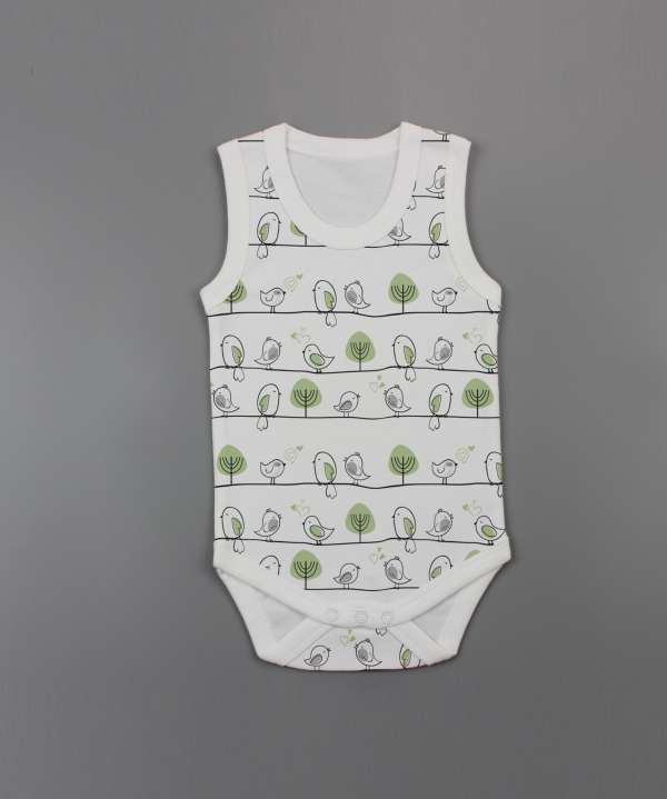 Tiny Tweets Sleeveless Bodysuit-imababywear