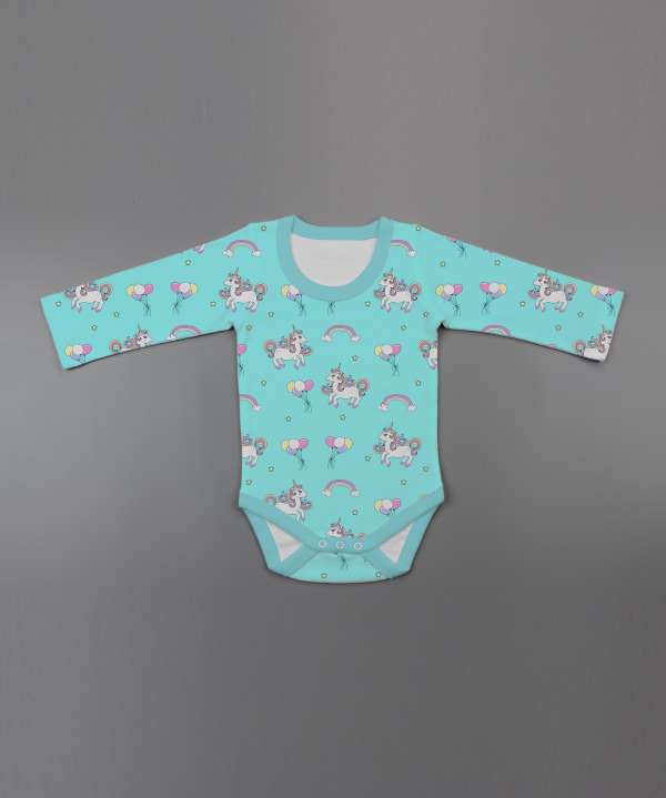 Unicorn Fantasy Full Sleeve Bodysuit-imababywear