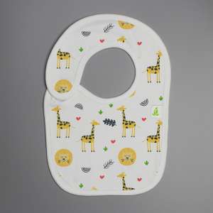 Yellow Forest Reversible Bib-imababywear