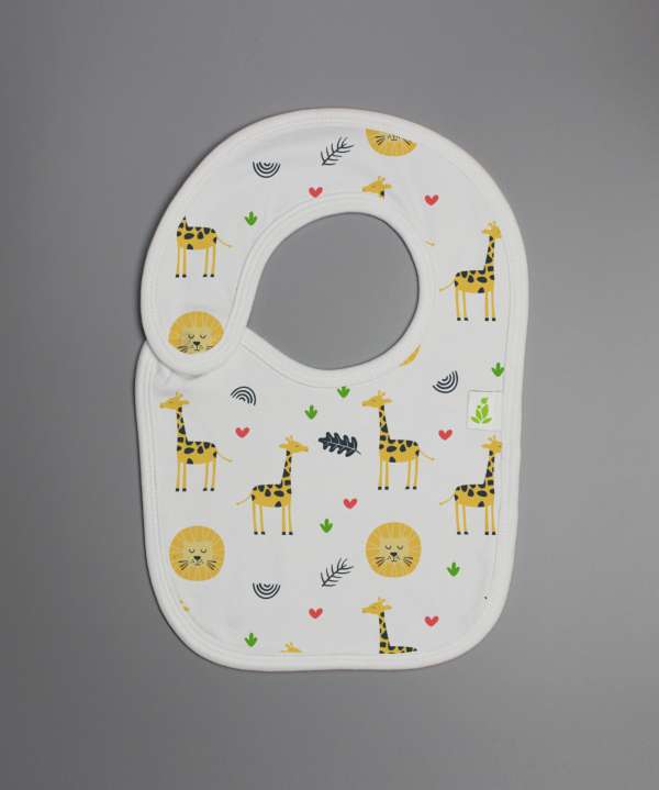 Yellow Forest Reversible Bib-imababywear