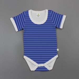 blue-stripes-half-sleeve-bodysuit