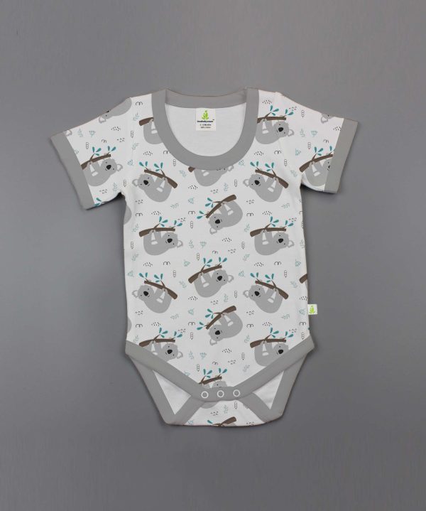 Cute Koalas Half Sleeve Bodysuit - imababywear