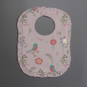 Floral Garden Frill Bib - imababywear