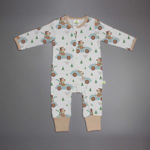 Forest Drive Long Sleeve Zipsuit - imababywear