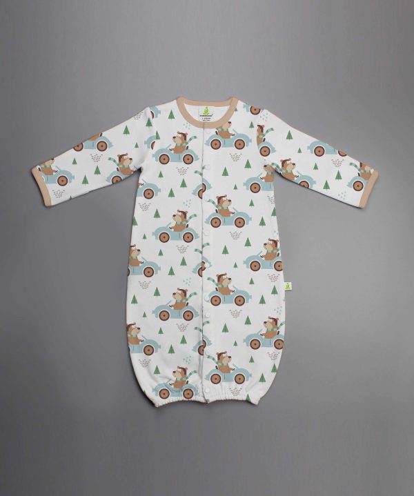 Forest Drive Convertible Sleepsuit - imababywear