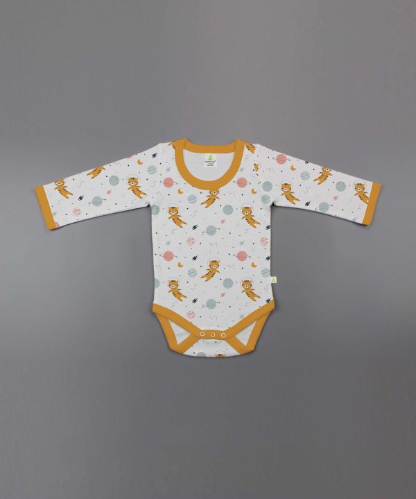 Tiger Space Full Sleeve Bodysuit - imababywear