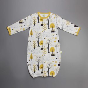 Yellow Kingdom Convertible Sleepsuit - imababywear