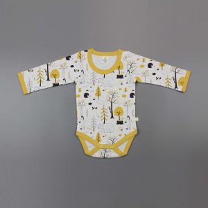 Yellow Kingdom Full Sleeve Bodysuit - imababywear