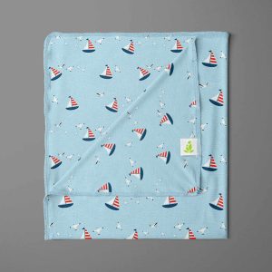 Nautical Receiving Blanket - imababywear