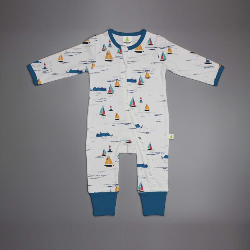 Harlan Print Long Sleeve ZipSuit main image 1
