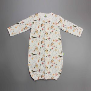 Little Finch Convertible Sleepsuit-imababywear