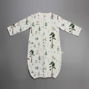 Tropical Woods Convertible Sleepsuit-imababywear
