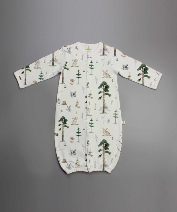 Tropical Woods Convertible Sleepsuit-imababywear
