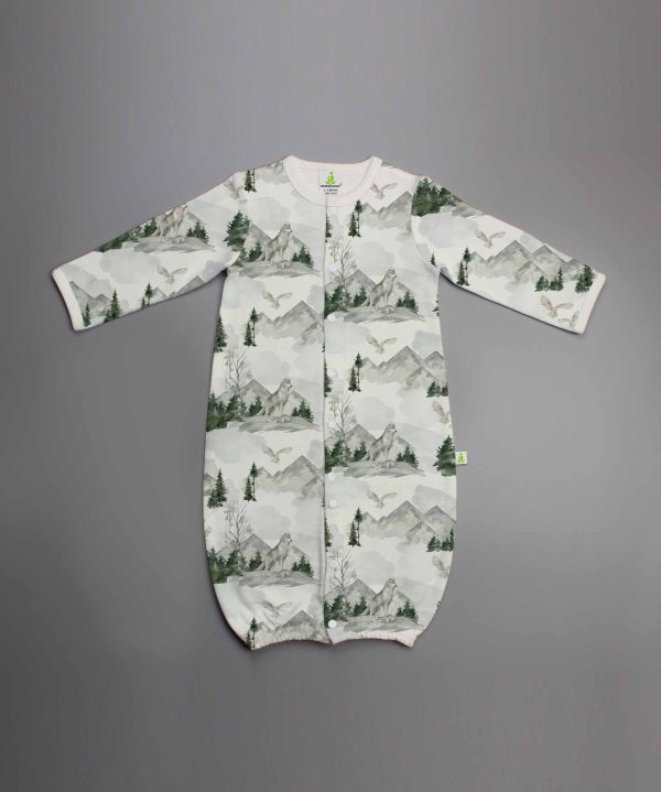 Rainforest Convertible Sleepsuit-imababywear