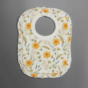 Floral Garden Frill Bib-imababywear