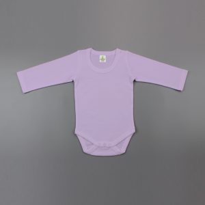 Lilac Full Sleeve Bodysuit-imababywear