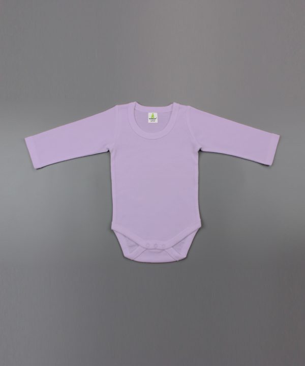Lilac Full Sleeve Bodysuit-imababywear
