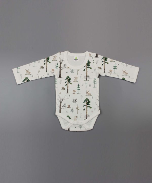 Tropical Woods Full Sleeve Bodysuit-imababywear