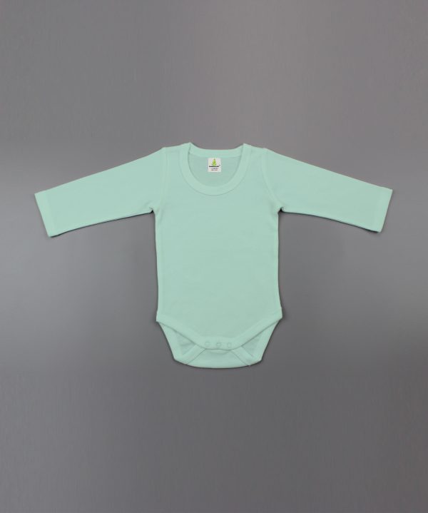 Mint Full Sleeve Bodysuit-imababywear