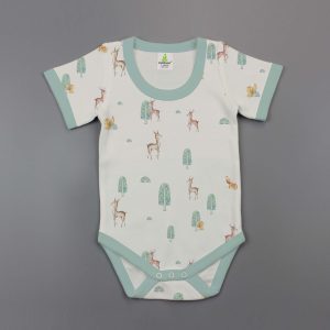 Taiga Deer Half Sleeve Bodysuit-imababywear