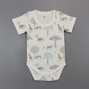 Forest Friends Half Sleeve Bodysuit-imababywear