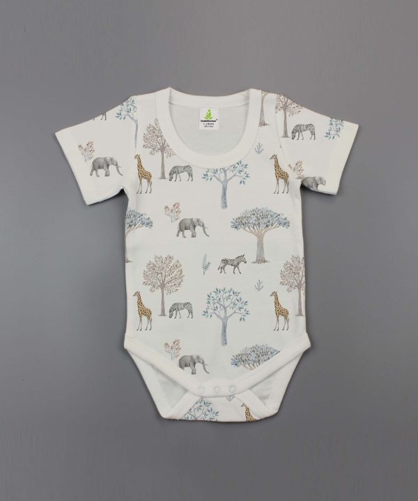 Forest Friends Half Sleeve Bodysuit-imababywear