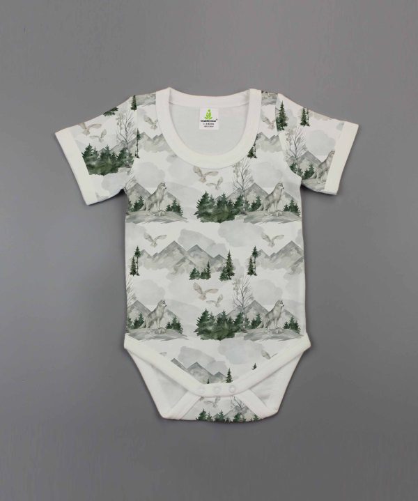 Rainforest Half Sleeve Bodysuit-imababywear