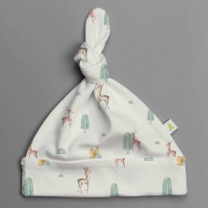 Taiga Deer Knotted Beanie-imababywear