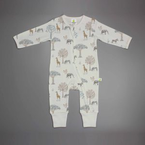 Forest Friends Long Sleeve Zipsuit-imababywear