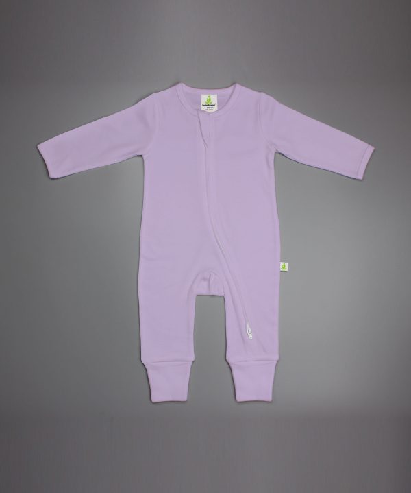 Lilac Long Sleeve Zipsuit-imababywear