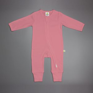 Strawberry Long Sleeve Zipsuit-imababywear