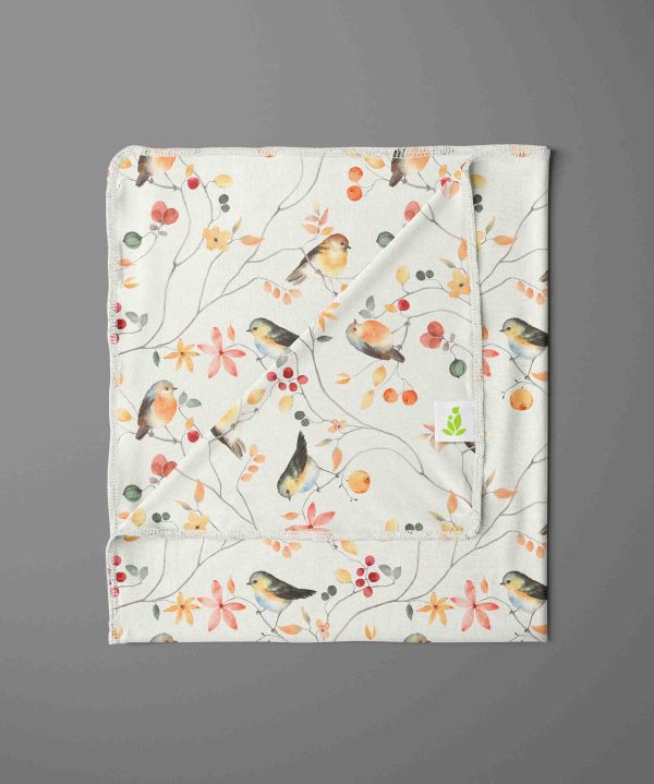 Little Finch Receiving Blanket-imababywear