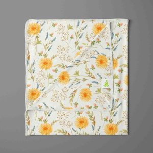 Floral Garden Receiving Blanket-imababywear