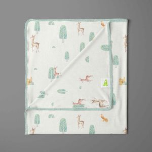 Taiga Deer Receiving Blanket-imababywear